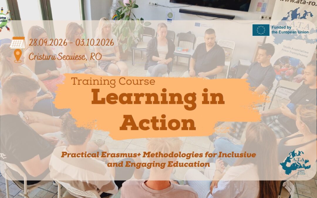 Call for Participants –  Training Course “Learning in Action” in  Cristuru Secuiesc, Romania